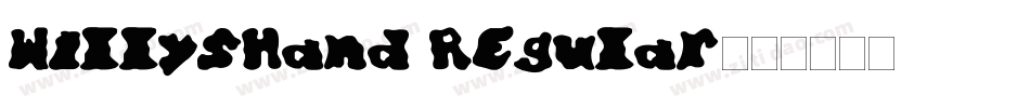 WillysHand Regular字体转换